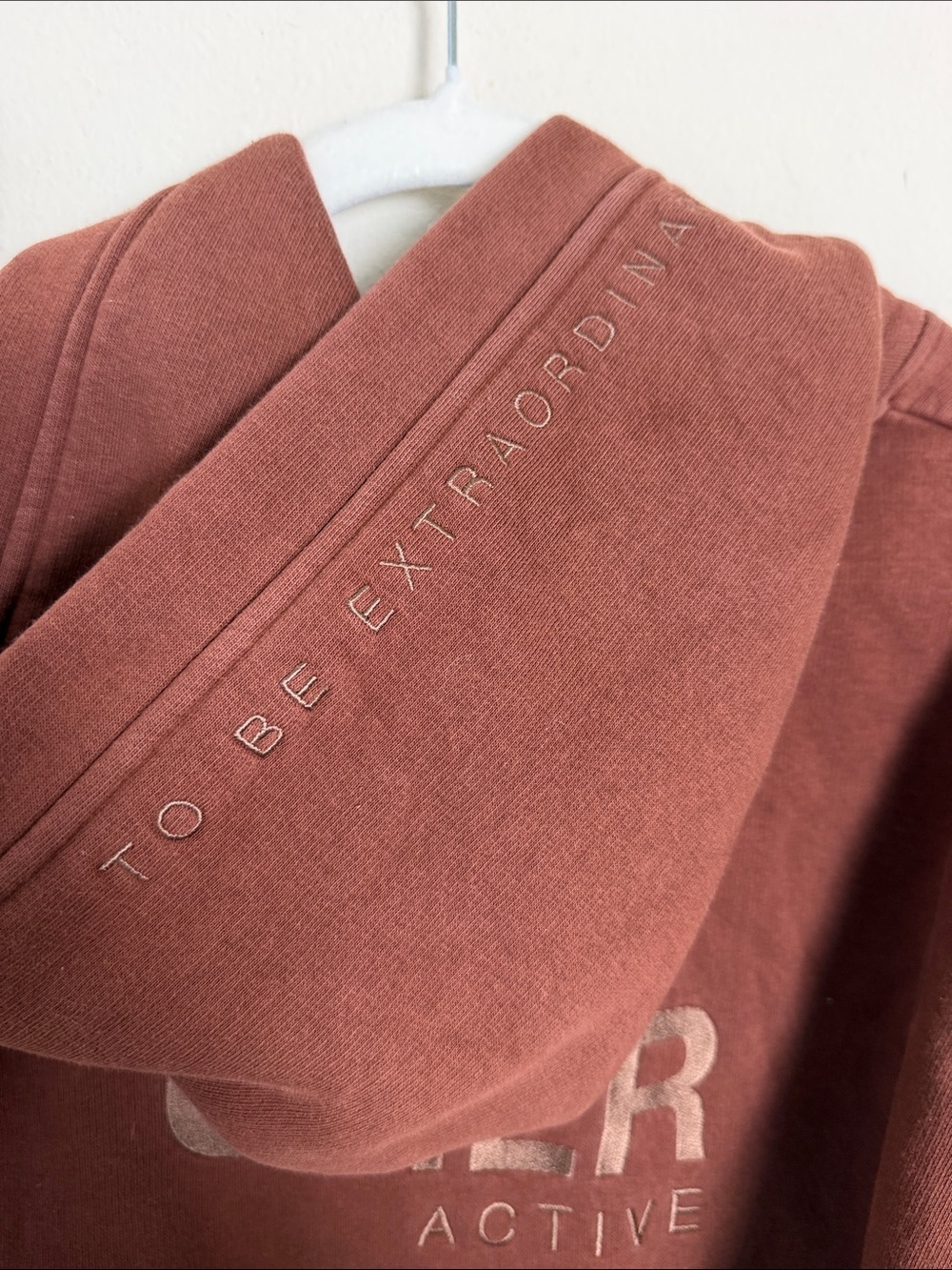 Oner Active Hoodie Deep Cocoa Sporty Activewear - Picture 4 of 6